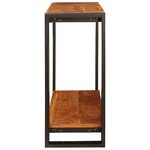 vidaXL Table console Marron 90 x 33 x 75 cm Bois d'Acacia Massif