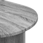 vidaXL Table de chevet Sonoma gris 48 x 49 x 65 cm Bois d’ingénierie