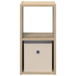 vidaXL Table de chevet 2 Pièces Chêne Sonoma 25 5 x 22 x 49 5 cm