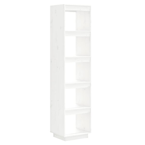vidaXL Bibliothèque/Séparateur de pièce Blanc 40x35x167 cm Pin solide