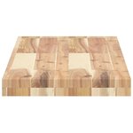 vidaXL Étagères flottantes 4 Pièces 80x30x4 cm acacia massif non traité