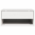 vidaXL Table de chevet Blanc 50 x 32 5 x 24 cm Bois massif en pin