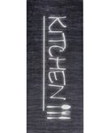 Tapis de cuisine KITCHEN 60 x 90 cm - Noir