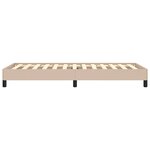 vidaXL Cadre de lit sans matelas cappuccino 90x200 cm similicuir