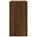 vidaXL Armoire murale chêne marron 60x31x60 cm bois d'ingénierie