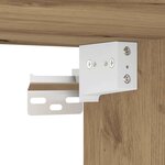 vidaXL Meubles TV muraux 6 Pièces chêne artisanal bois d'ingénierie