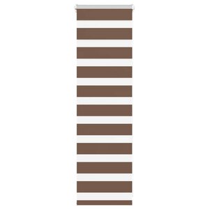 vidaXL Store zèbre marron 45x100 cm largeur du tissu 40 9 cm polyester