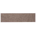 vidaXL Tapis d'escalier autocollants 30 pièces 76 x 20 cm Marron clair Rectangulaire