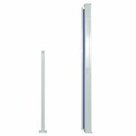 vidaXL Auvent latéral rétractable 160 x 500 cm Bleu