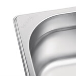 Bac gastro inox gn 1/3 - 150 mm - vogue -  - inox5 7 325x150x176mm