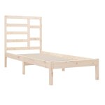 Vidaxl cadre de lit bois massif 90x200 cm