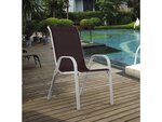 Fauteuil jardin Textilène "Cordoba" - Phoenix - Taupe - Lot de 2