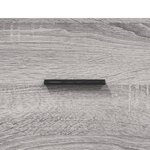 vidaXL Buffet haut Sonoma gris 69 5x34x180 cm Bois d'ingénierie