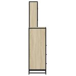 vidaXL Ensemble de meubles de salle de bain 3 Pièces chêne sonoma