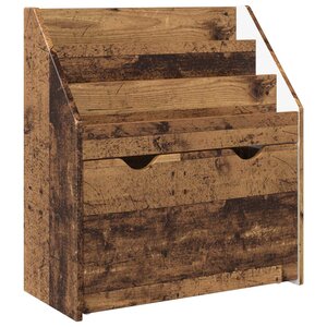 vidaXL Bibliothèque pour enfants Bois ancien 60 x 29 5 x 69 cm