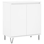 vidaXL Buffet Blanc 60x35x70 cm Bois d'ingénierie