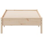 vidaXL Cadre de lit sans matelas 75x190 cm bois de pin massif
