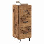 vidaXL Buffet Bois ancien 34 x 34 5 x 90 cm Bois d'ingénierie