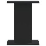 vidaXL Supports pour plantes 2 Pièces noir 30x30x40 cm bois d'ingénierie