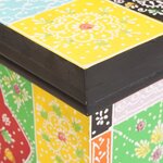 vidaXL Boîte de Rangement avec stockage Multicolore 40 x 30 x 30 cm