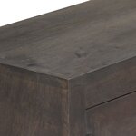 vidaXL Meuble TV Bois massif de manguier 140 x 30 x 45 cm