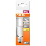 Osram ampoule stick led dépoli avec radiateur 10w=75 e27 chaud