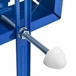 vidaXL Cadre de montage Blanc Acier