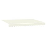 vidaXL Auvent Rétractable Crème 350x200 cm