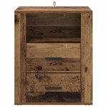 vidaXL Cabinet de chevet Bois ancien 50 x 36 x 60 cm Bois d'ingénierie