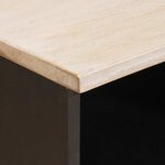 vidaXL Meuble TV avec tiroir Finition Lavage Blanc 80 x 33 x 46 cm