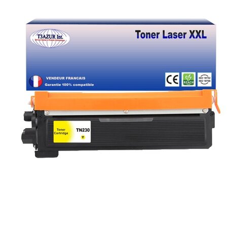 Toner Brother compatible avec Brother DCP-9010, DCP-9010CN, TN-230 Jaune - T3AZUR