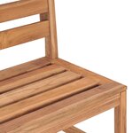 vidaXL Banc de jardin 170 cm Bois de teck solide