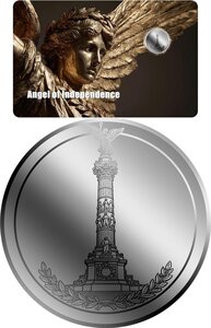 Monnaie ANGEL OF INDEPENDENCE 1/1000 Oz Palladium 12$ Liberia 2026 (PRÉCOMMANDE)