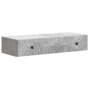 vidaXL Table d'appoint murale 87 5 x 34 5 x 17 cm Bois d'ingénierie