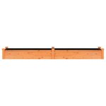 vidaXL Lit surélevé de jardin doublure 240x45x25 cm bois massif sapin