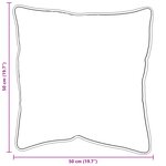 vidaXL Oreillers 2 Pièces Blanc 50 x 50 cm 85gsm 100  polyester