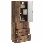 vidaXL Ensemble de Meubles 2 Pièces Bois ancien 66 x 34 5 x 87 cm