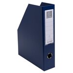 Porte-revues Pp - Dos 70mm - Livrés À Plat - 23x31cm - Bleu Foncé - X 10 - Exacompta