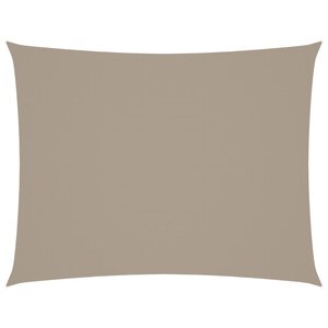vidaXL Voile de parasol tissu oxford rectangulaire 3x4 5 m taupe