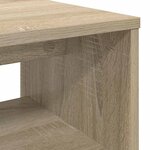 vidaXL Meuble TV Chêne Sonoma 100 x 35 x 40 cm Bois d'ingénierie