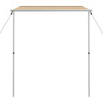 Vidaxl auvent de camping-car et caravane 2x2 5x2 15 m beige