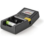 Testeur de piles AAA  AA  C  D  9 V et piles-boutons NEDIS