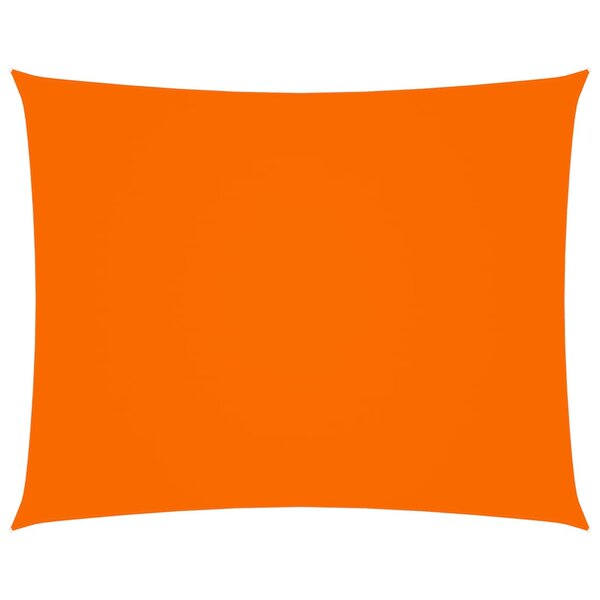 vidaXL Voile de parasol Tissu Oxford rectangulaire 6x7 m Orange
