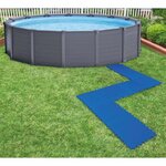Intex Protecteurs de sol pour piscine 8 Pièces 50x50 cm blue
