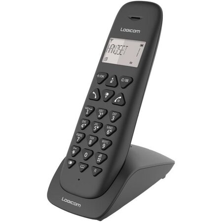 LOGICOM VEGA 105T Téléphone sans fil avec répondeur - Noir