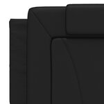 vidaXL Cadre de lit sans matelas noir 160x200 cm similicuir
