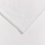vidaXL Jeté Blanc 130 x 150 cm Toison