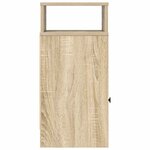 vidaXL Tables de chevet 2 Pièces avec tiroir chêne sonoma 25x31x66 cm