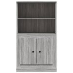 vidaXL Buffet haut sonoma gris 60x35 5x103 5 cm bois d'ingénierie