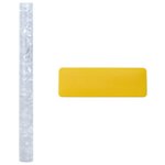 vidaXL Films pour fenêtre 2 Pièces dépoli motif de fleur PVC